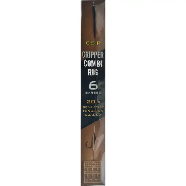 ESP Gripper Sz6 Barbed Combi Rig Brown