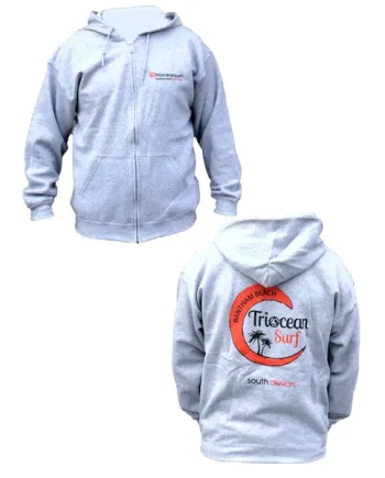 Triocean Surf Circle Logo Zipped Hoody