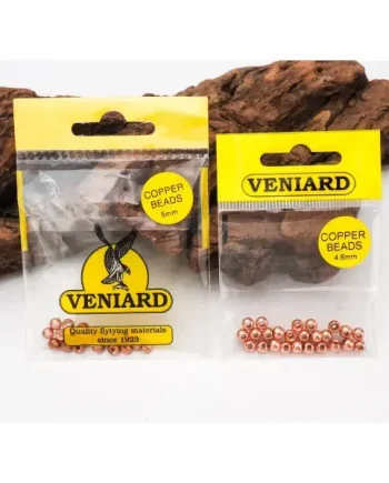 VENIARD – COPPER & GOLD BEADS FLY TYING MATERIALS (VARIOUS SIZES)