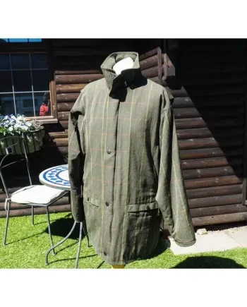 BARBOUR BREATHABLES TRAPPER ENDURANCE TWEED WATERPROOF JACKET SIZE M