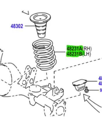 Toyota Landcruiser Prado 2009-2017 – SPRING COIL REAR