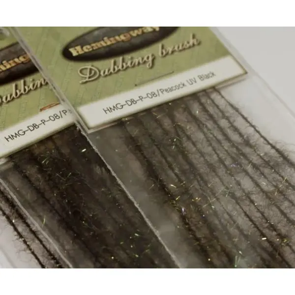 Hemingway's Peacock Dubbing Brushes