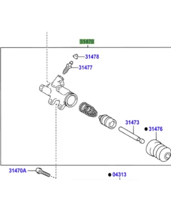 Toyota Yaris 2005-2011 FRP – CYLINDER ASSY CLUTCH RELEASE