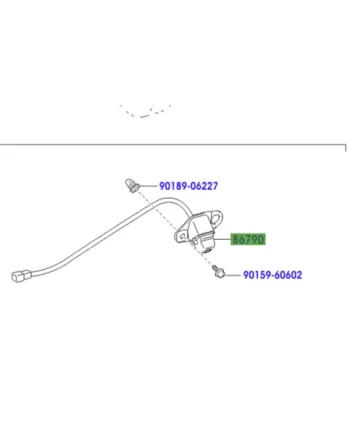 Toyota Rav4 2005-2012 Reverse Camera